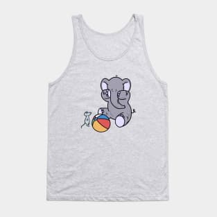 Save the elephant. Tank Top